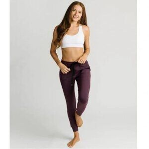 Zyia Active‎ Purple Maroon High Rise Jogger Pants